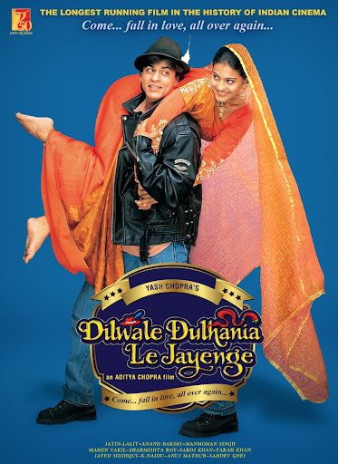 Dilwale Dulhania Le Jayenge (DDLJ, 1995) film poster